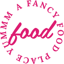 The restuarant logo: a pink color good.